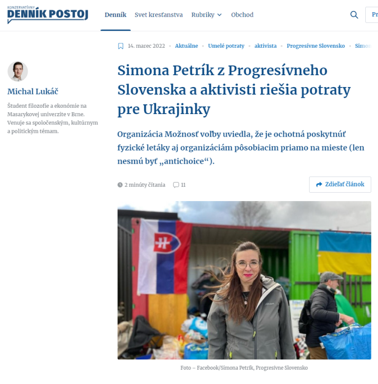 ps a ukrajinkam potraty